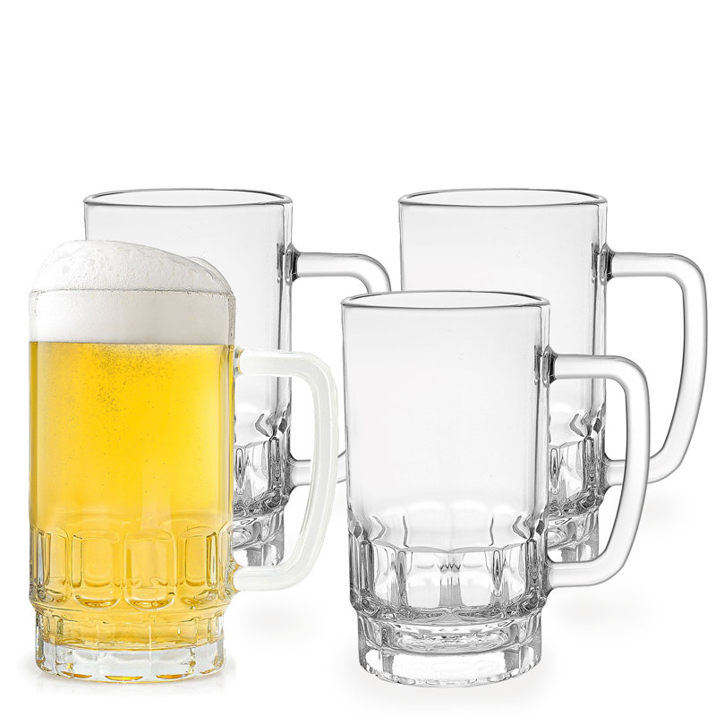Nashborough 18.5oz. Crystal Beer Mug Set