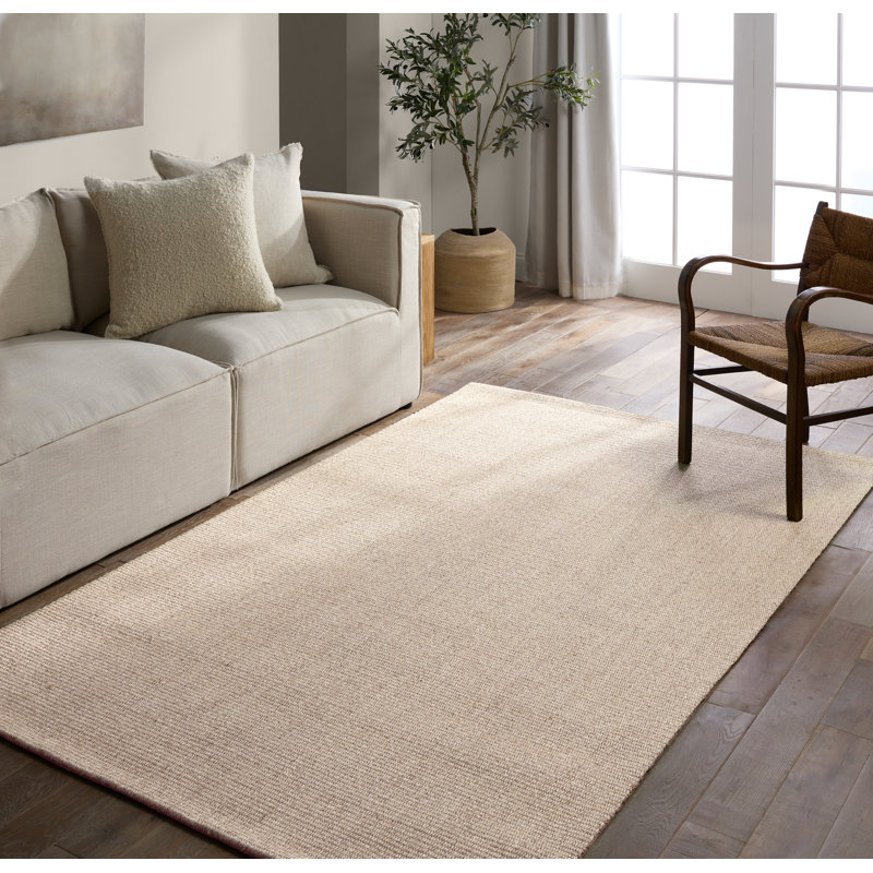 Tapis tissé à la main Gracie Oaks Foweler, Rectangle de 5 pi x 8 pi