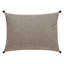 Cristobal Faux Leather Applique Decorative Pillow
