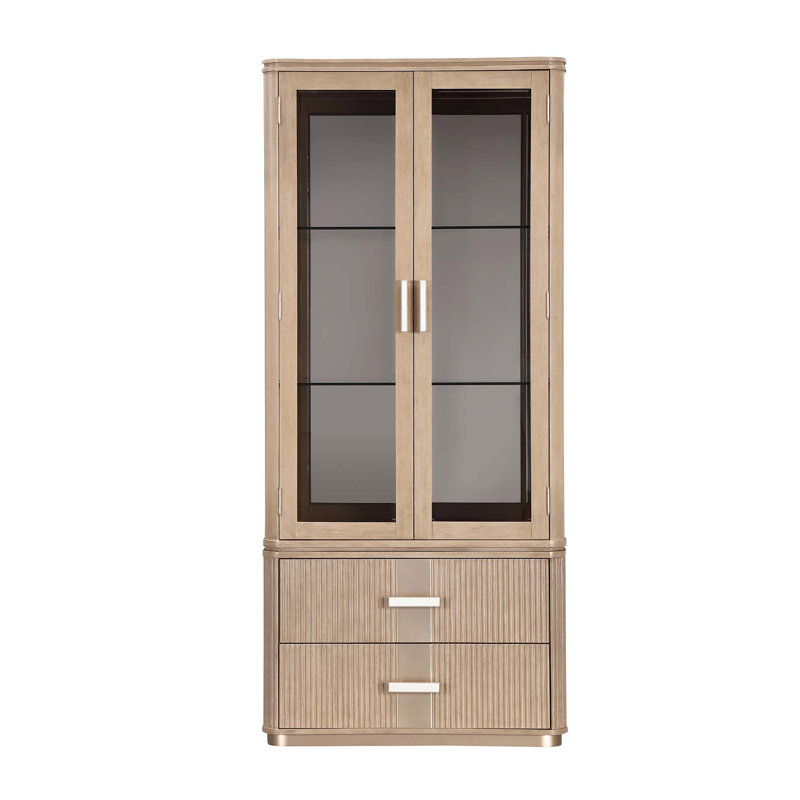 West Kensington Display Cabinet, Tan