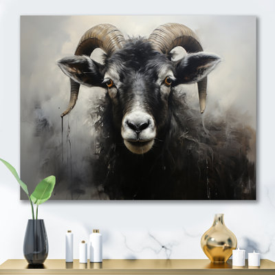 " Charcoal Sheep Beauty II "