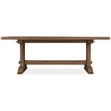 Driftwood Rectangle Dining Table With Two 20-Inch Leaves