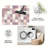 Blush Purple Plaid Pattern carpet-easy to clean, machine-washable, soft and comfortable; suitable for door mats, kitchens, living rooms, bedrooms, corridors, and laundry areas. Easy to clean, durable carpet for home decoration.-1787026581