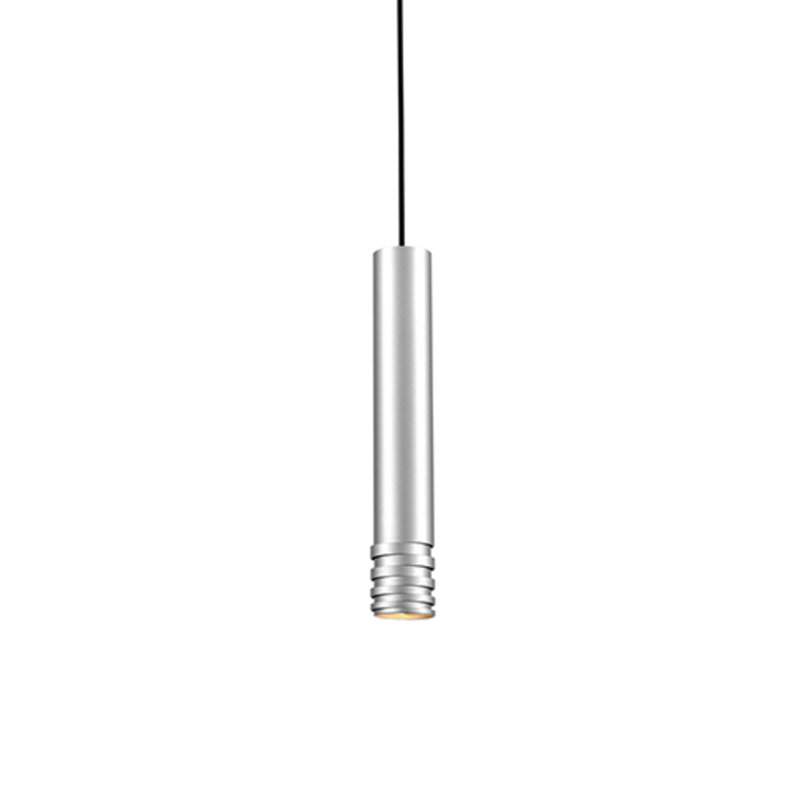 Milca 1 - Light Single Pendant, Brushed Nickel, 14.63" H x 2.38" W x 2.38" D