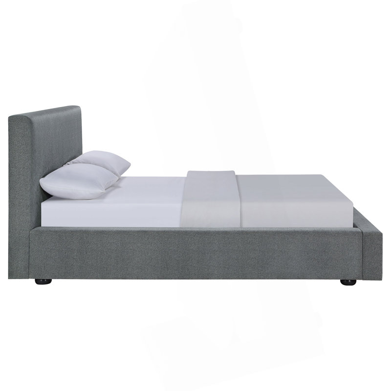 Lit plateforme tapissier Weselyn