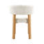 Ogin Beige Chenille & Grey Side Chair (Set of 2)