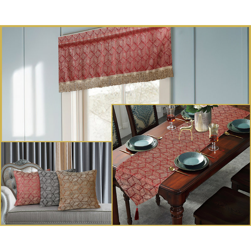 Coussin décoratif Fortune, Polyester/ Bourre en polyester, Marron