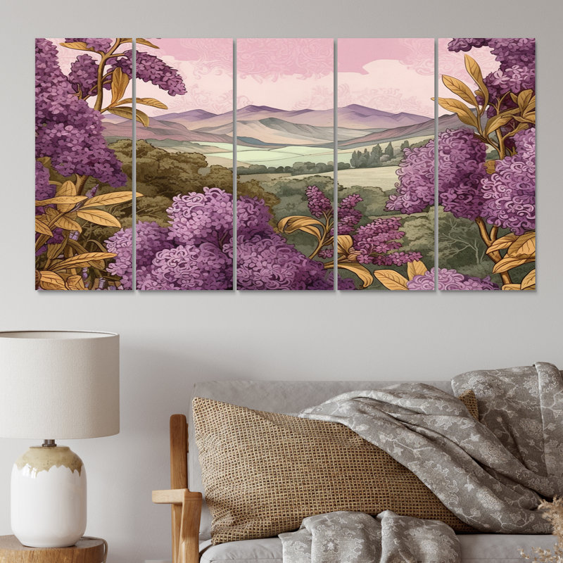 Ensemble de 5 décorations murales