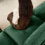Très grand canapé 4 places avec tissu en chenille, fonctionnalité de rangement sous le siège et le repose-pieds, coussins enveloppants, conception en forme de croissant, assise confortable et douce, convient à divers-1856074394