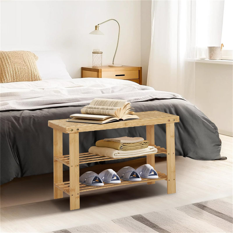 Sefrou 8 Pair Shoe Storage Bench