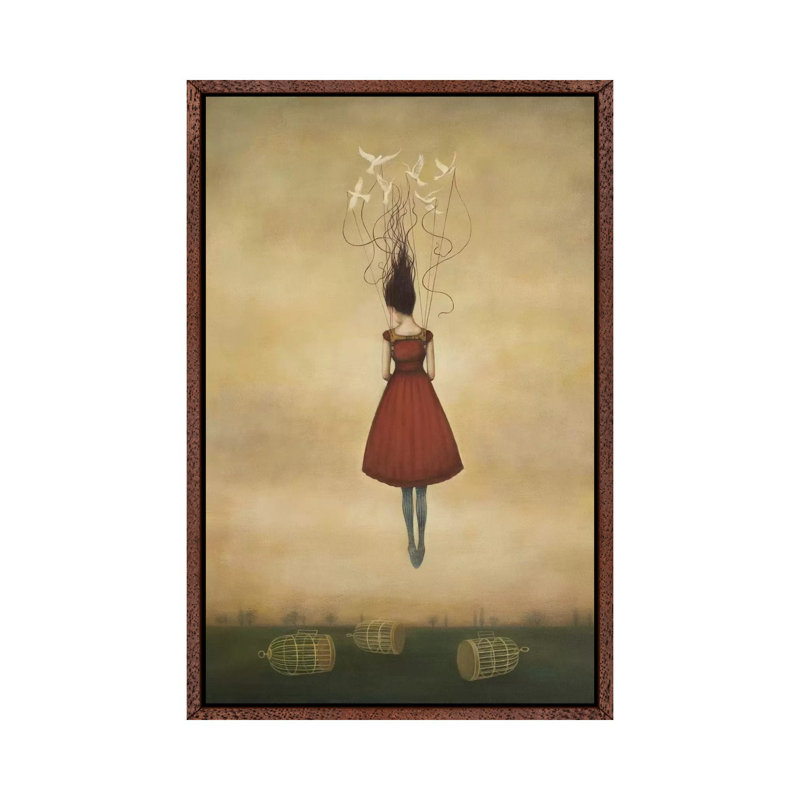 Duy Huynh - Print on Canvas, 66.04 cm H x 45.72 cm W, Brown Framed