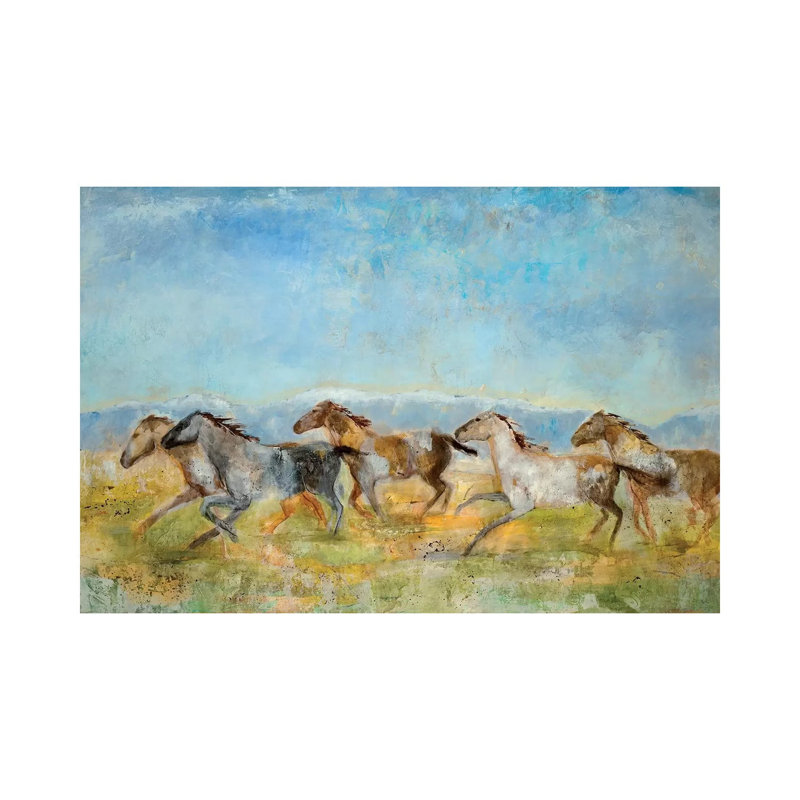 Excitement by Jill Martin - Wrapped Canvas Painting, 30.48 cm H x 45.72 cm W