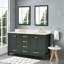 Rendu 60 po Double meuble-lavabo double avec plateau d'ingénierie-991258555-991258558