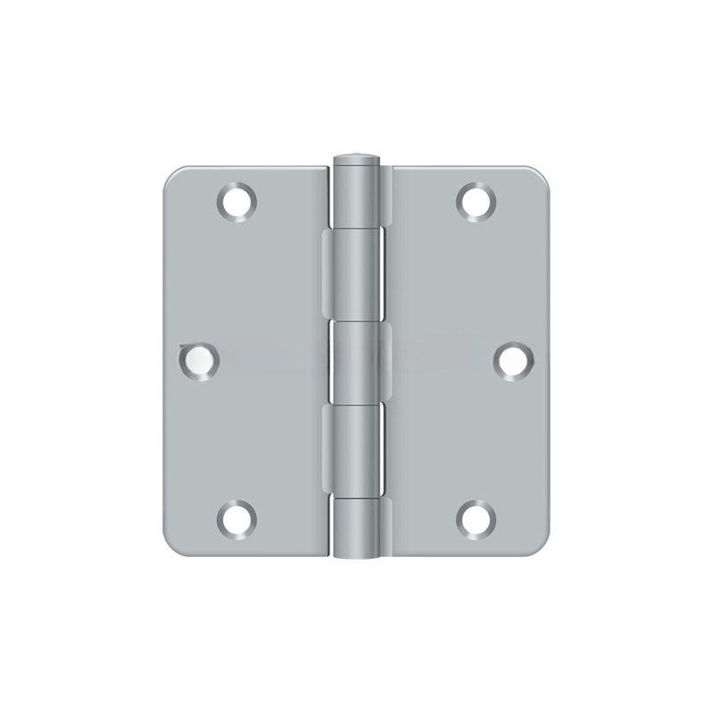 Steel Hinge, Brushed Chrome