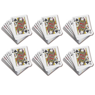Learning Advantage Standard Playing Cards, 52 Per Pack, 6 Packs