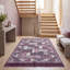 Tapis Ellington Modern à motif mosaïque mouchetée abstraite gris et blanc, lavable à la machine, antidérapant, à poils courts, pour l'intérieur et l'extérieur, adapté aux animaux domestiques, idéal pour le salon, la chambre, la salle à manger, l'entrée, le corridor ou le bureau.-349616565