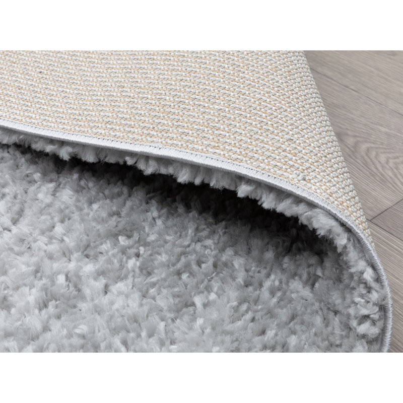 Jaemi Solid Colour Shag Area Rug, Runner 240 x 340 cm