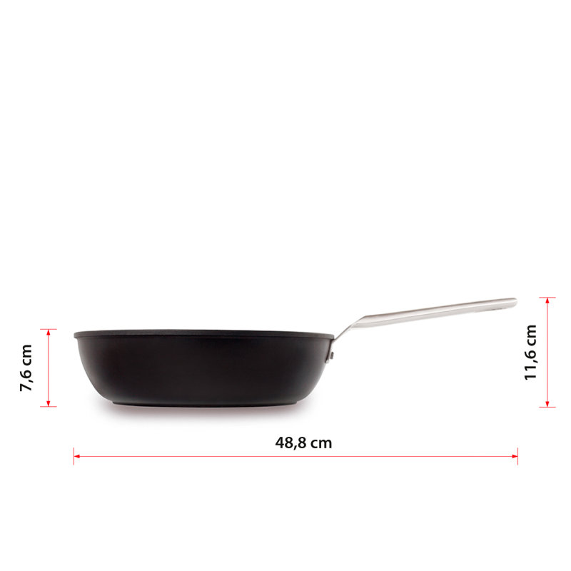 Belfry Kitchen Holcomb 3.5L Non-Stick Aluminum Saute Pan