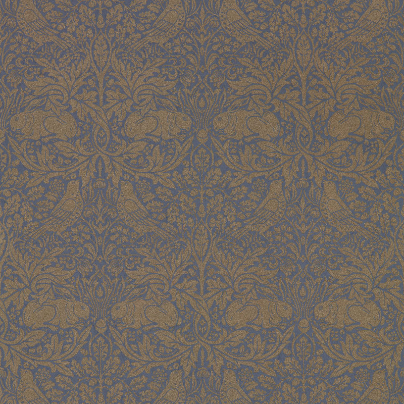Pure Brer Rabbit 10.05m x 68.6cm Matte Wallpaper Roll, Blue