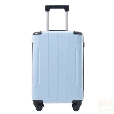 20-Inch Lightweight Durable ABS Hardshell Carry-On Luggage With Spinner Wheels, TSA Lock, And 2 Packing Cubes