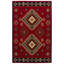 Tapis noir / ivoire / rouge à motif géométrique Padillo-1768082313-1827462979