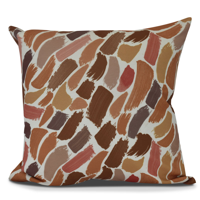Housse de coussin d'extérieur carrée Goals, Gourds and Gatherings, H 20 po x l 20 po, Orange
