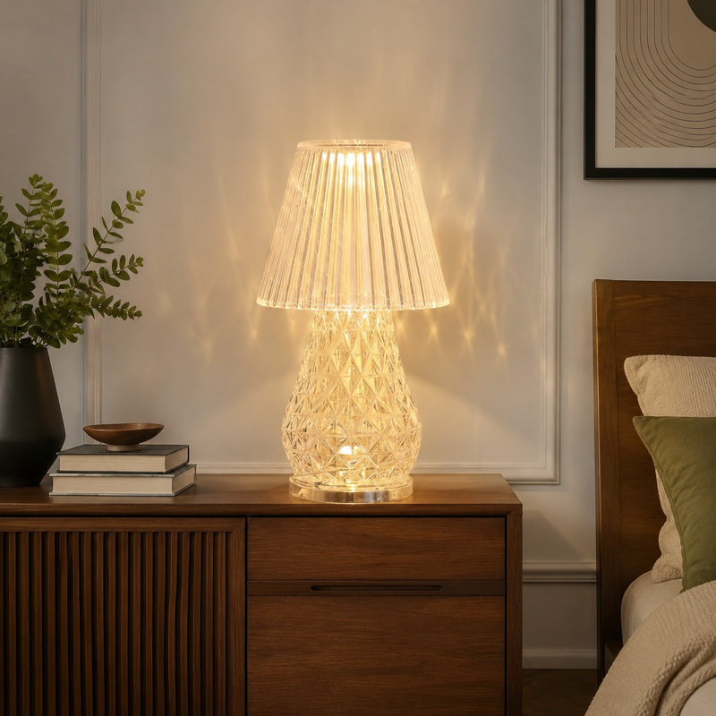 Waterproof Shower Light with a Rechargeable Cordless Lamp Design