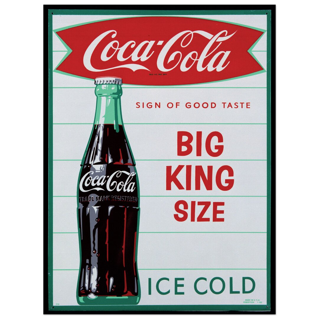 Paneel Big King Size, Retro-Werbung