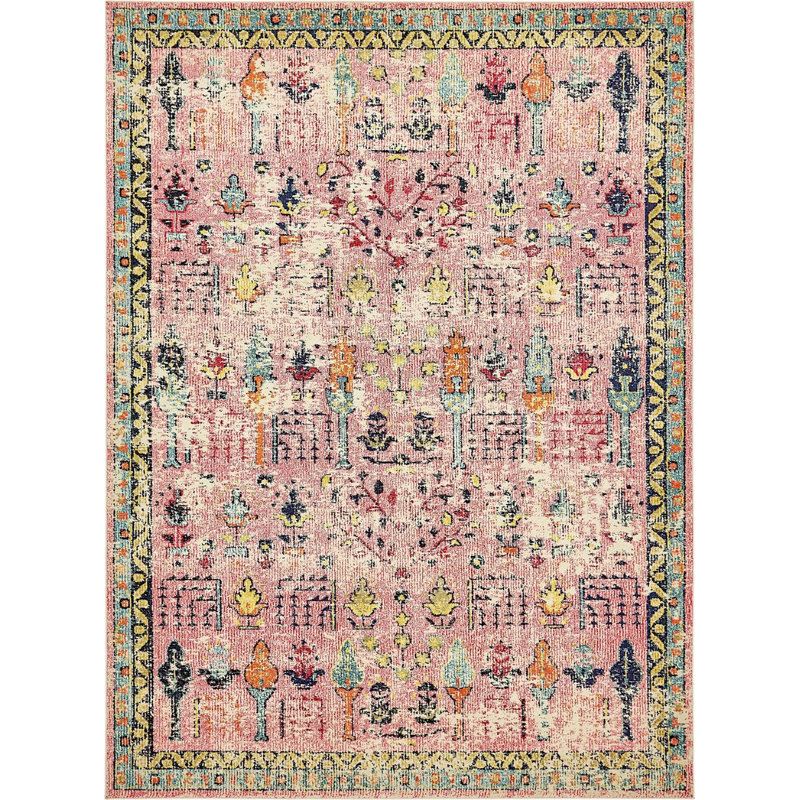 Ikat Indoor Rug, Rectangle 8' x 10'