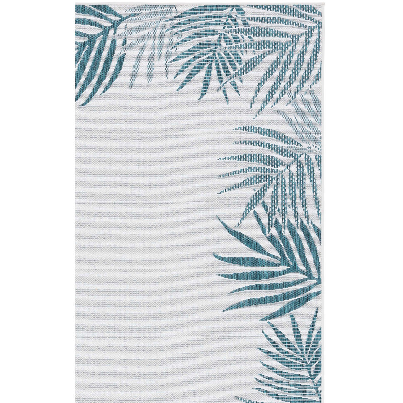 Tapis d'intérieur / extérieur floral Beach House Performance, Rectangle 5 pi 3 po x 7 pi 6 po