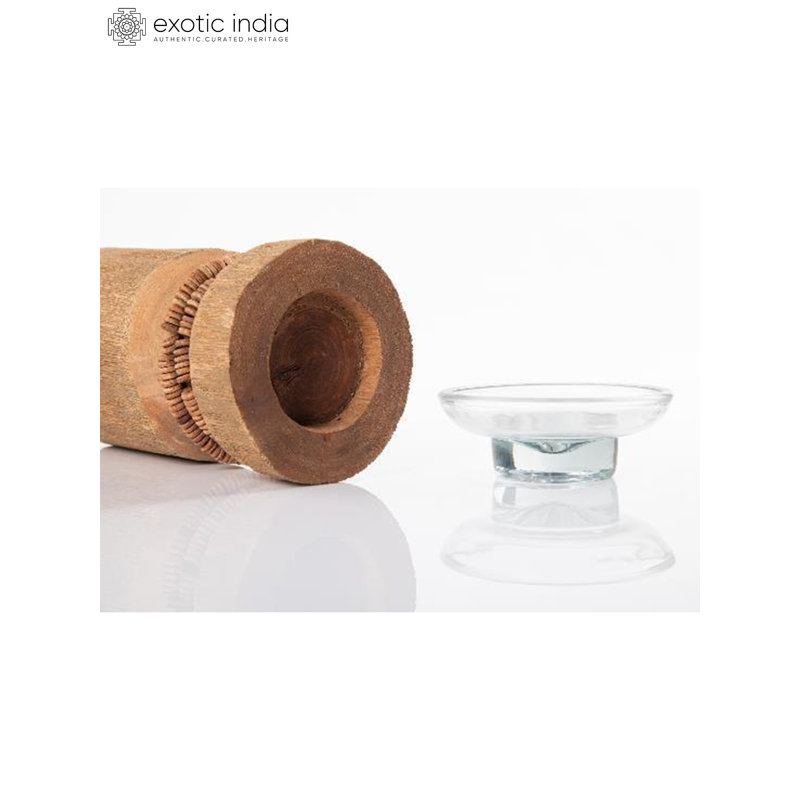 Porte-bougie en bois