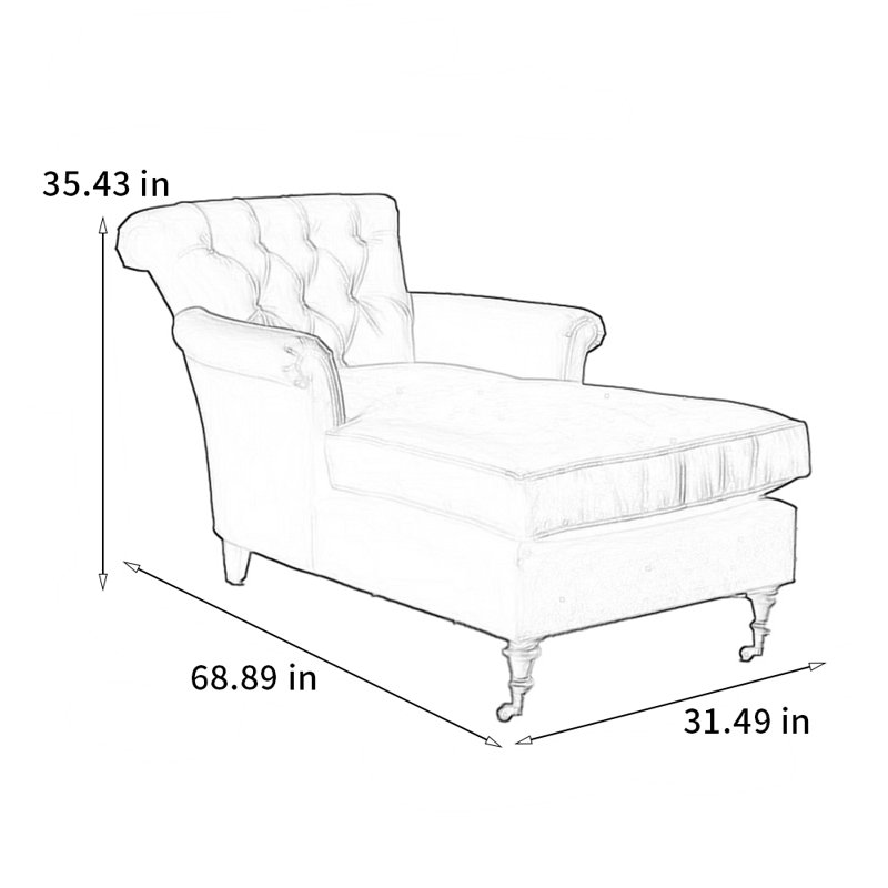 Élégante chaise en bois massif, Bleu très foncé