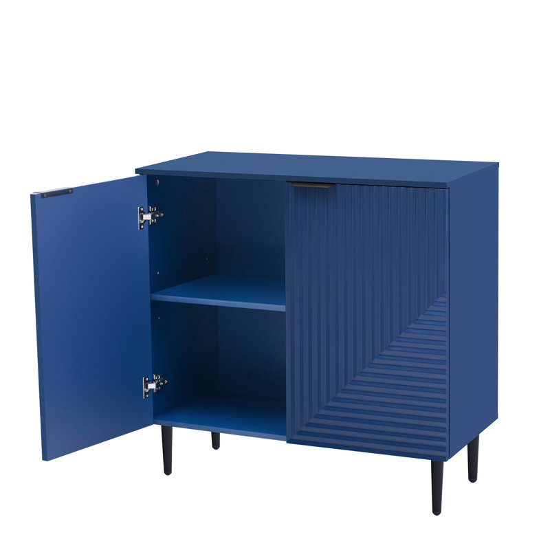Armoire de rangement 2 portes Riehl, Marine