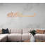 Métal basmala en métal, art mural et décoration, calligraphie arabe de Bismillah pour la décoration intérieure des Musulmans-1073954866-1073954869-1073955022