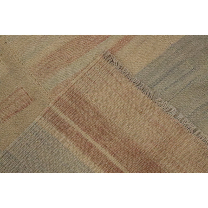 Tapis géométrique kilim 10 x 13