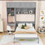 Lit escamotable avec armoires, bureau encastré et tablettes Murphy-640305419-640305409