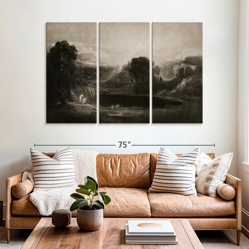 Leisha Paradise Adam And Eve, 42" H x 65" W