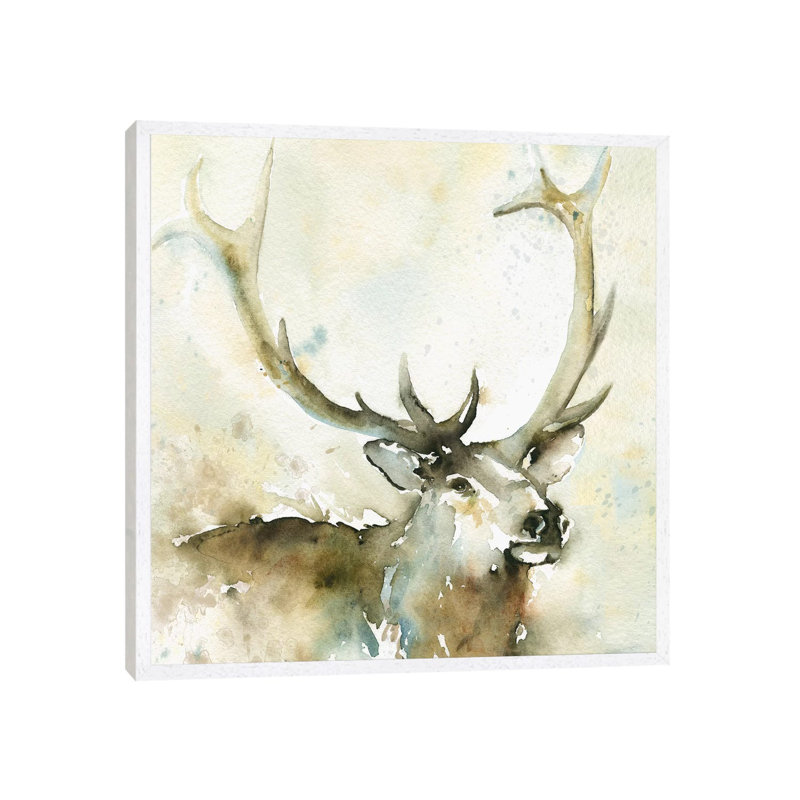 Emerging From The Mist by Carol Robinson - Painting on Canvas, White Framed, 45.72 cm H x 45.72 cm W