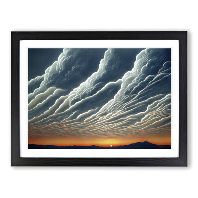 Cloudy Sky Sunrise Vol.1 - Framed Print
