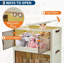 Bacs de rangement empilables 144QT-630QT avec portes et roues magnétiques, tiroirs de rangement en plastique pliables-649868290