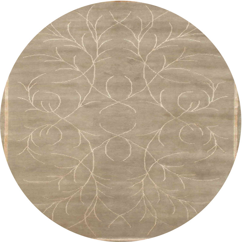 Abstract Indoor Rug, Round 3'