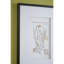 Deux ornements muraux de 20 po x 28 po, redéfinissent le style de la pièce - 40% cadre ps, 20% verre organique, papier, embellissements,