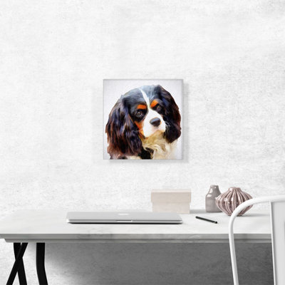 " Cavalier Dog Breed " Painting Print