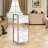 Utility Cart with Hair Dryer Holder and Locking Wheels for Salon, Rolling Tattoo Cart with Drawers