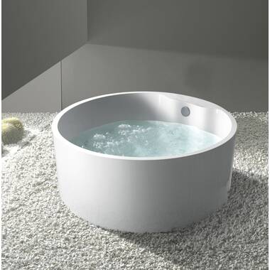 Simba USA Inc Whirlpool Bathtub Hydrotherapy Hot Tub 1 Person 53 Daisy SMBA1059