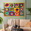 Color Study: Squares with Concentric Cercles, 1913 - Wassily Kandinsky - Toile encadrée sur mesure-322087169-322087171-322087185