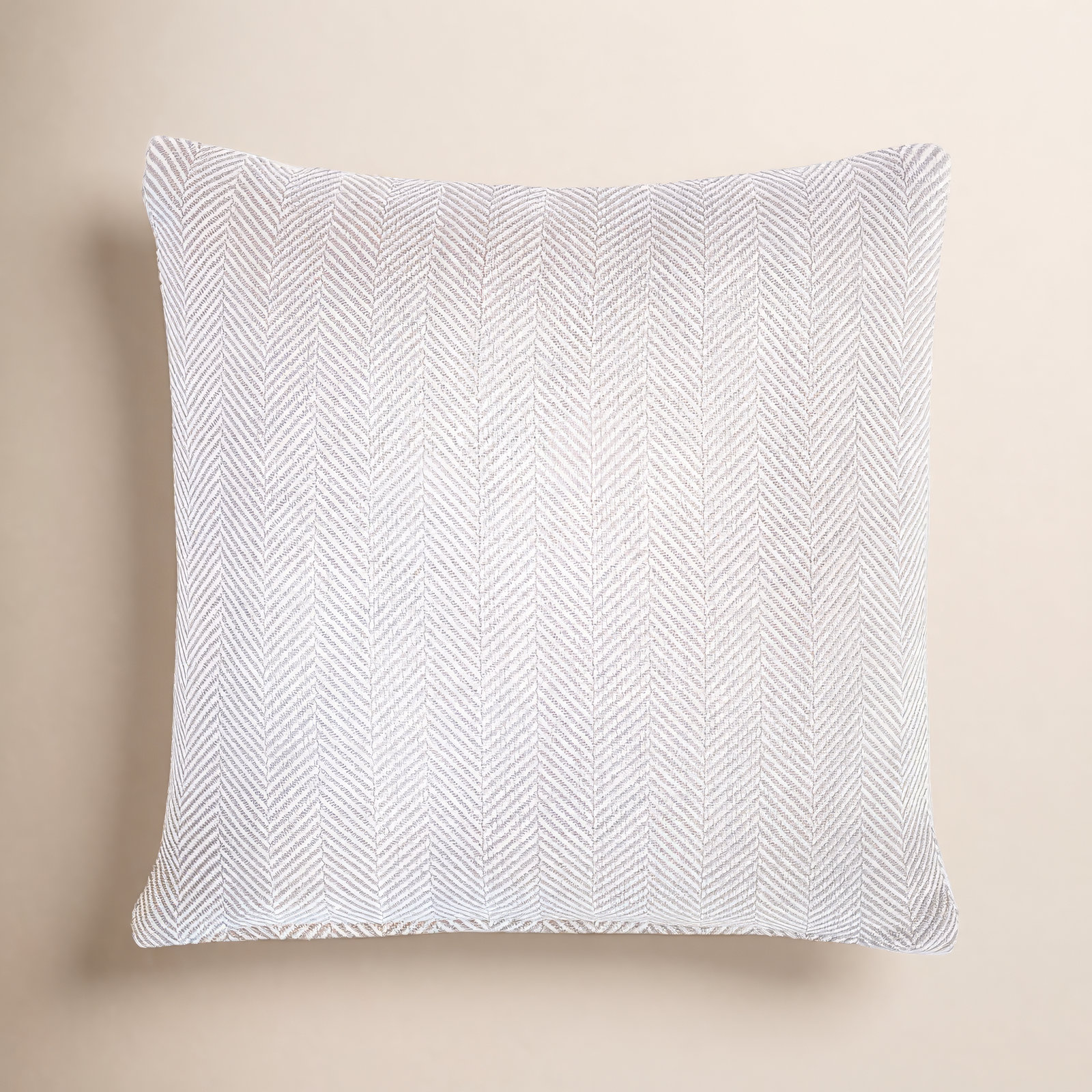 Orson 20" x 20" Cotton Throw Pillow, Pearl Gray