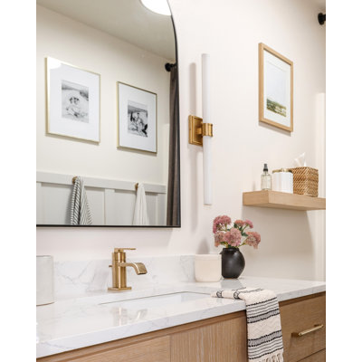Rona 24" LED Bath Vanity Light in Brushed Gold Finish