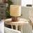 Wood Table Lamp with Shade-1145685380