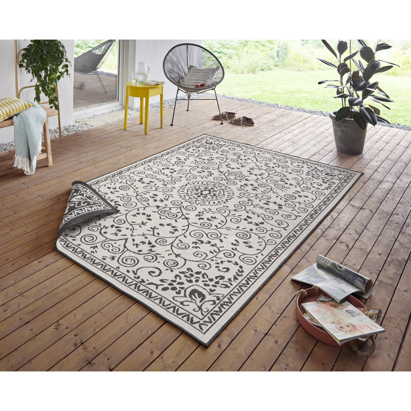 Leyte Flatweave Black Rug, Rectangular 160 x 230cm